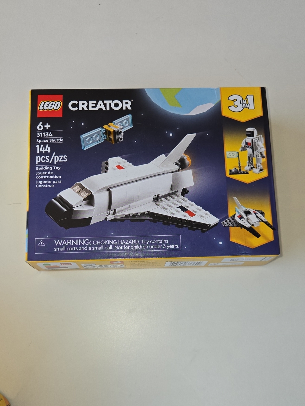 NEW LEGO Creator White Space Shuttle 3-in-1 Building Set